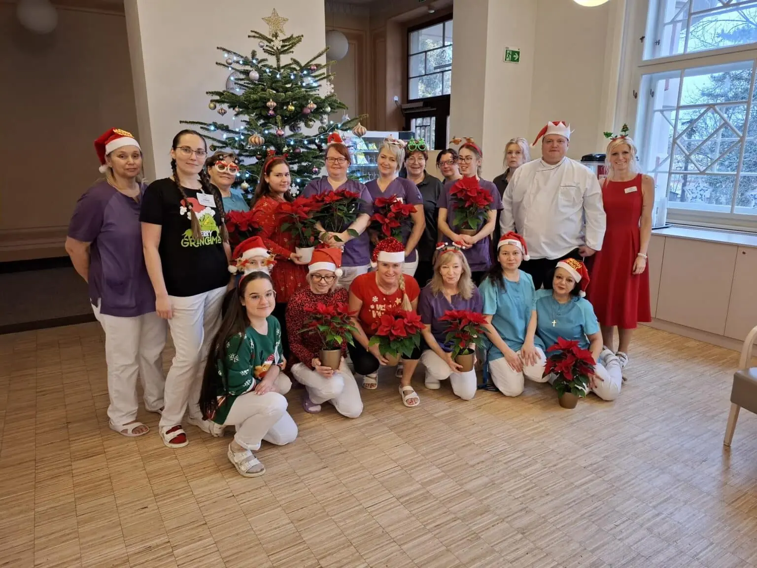 Vánoční přání a radost v Senevida Chrudim