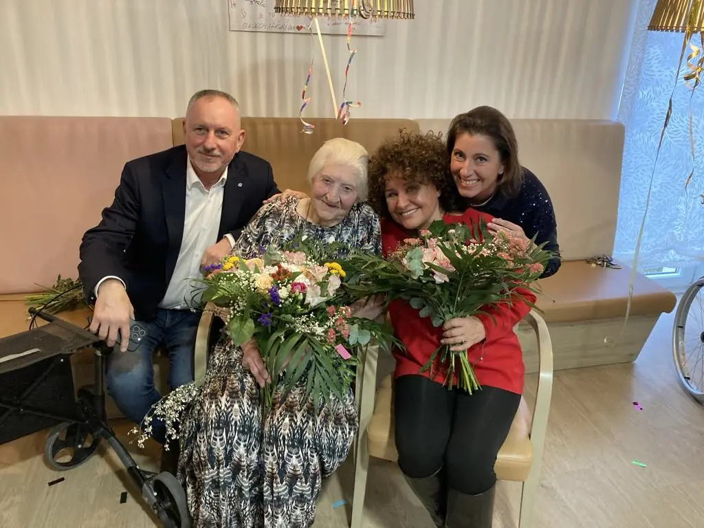 Pátá stoletá klientka SeniorCentra Šanov oslavila svoje životní jubileum