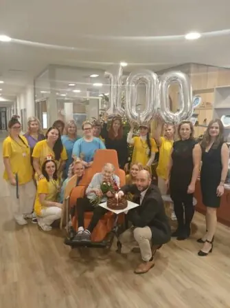 Oslava 100. narozenin paní Vlasty Tomešové